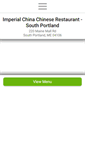 Mobile Screenshot of imperialchinasouthportland.com