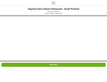 Tablet Screenshot of imperialchinasouthportland.com